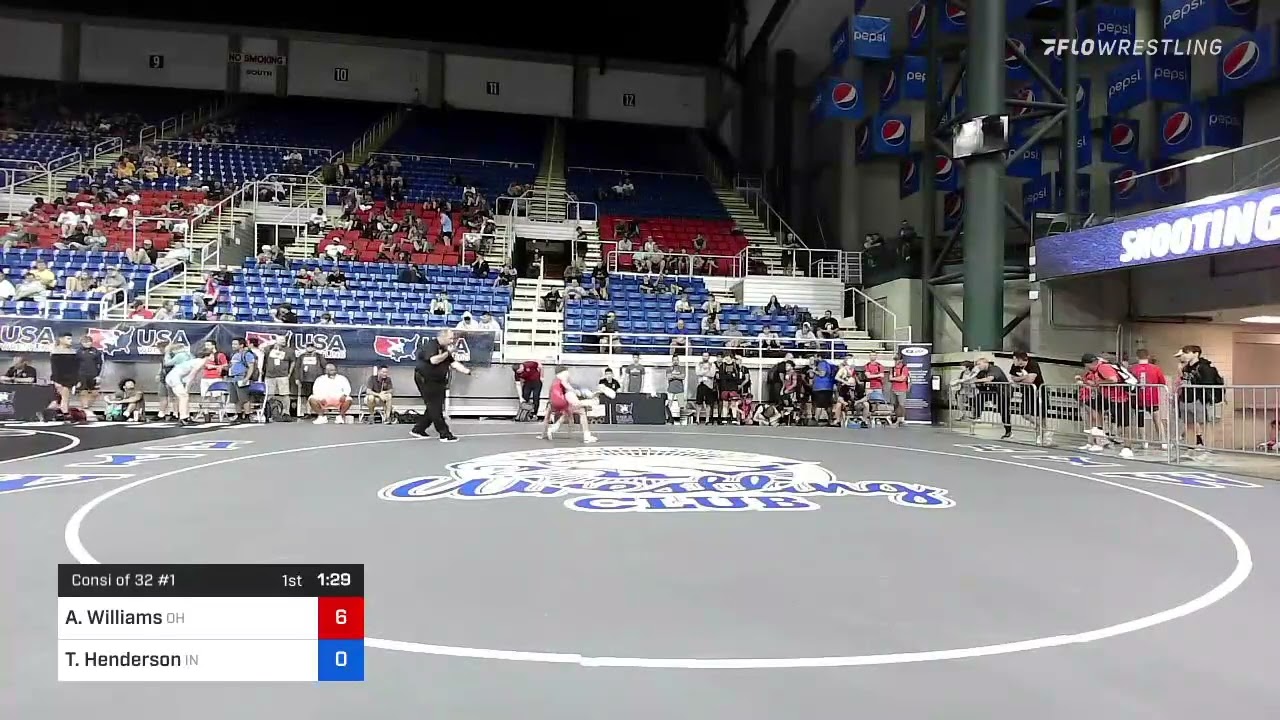 106 Lbs Consi Of 32 #1 - Alexander Williams, Ohio Vs Ty Henderson, Indiana F028