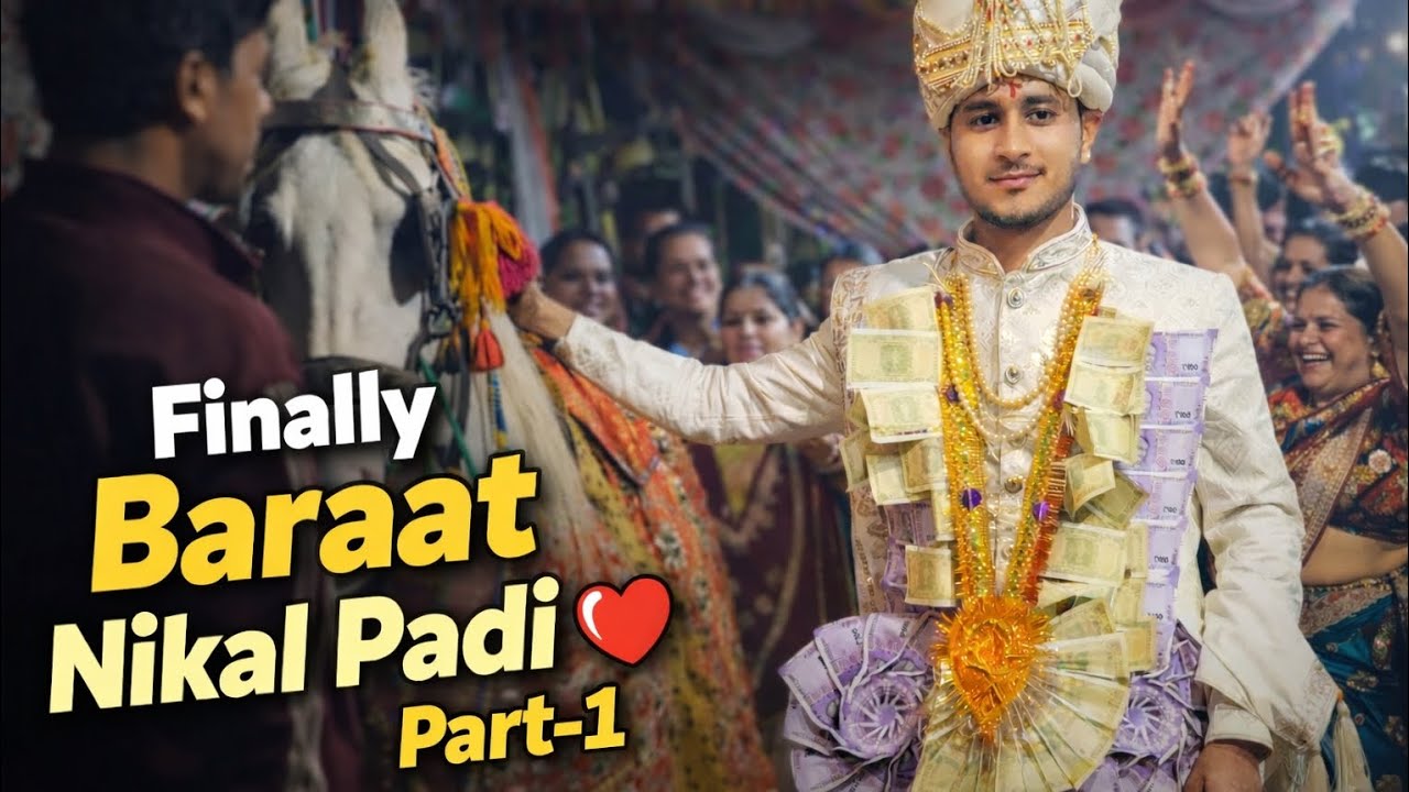 Finally Baraat Nikal Padi ❤️ 👍 ( Part-1) || Akki mini vlogs || #vlog #vlogger #vloggerlife #viral