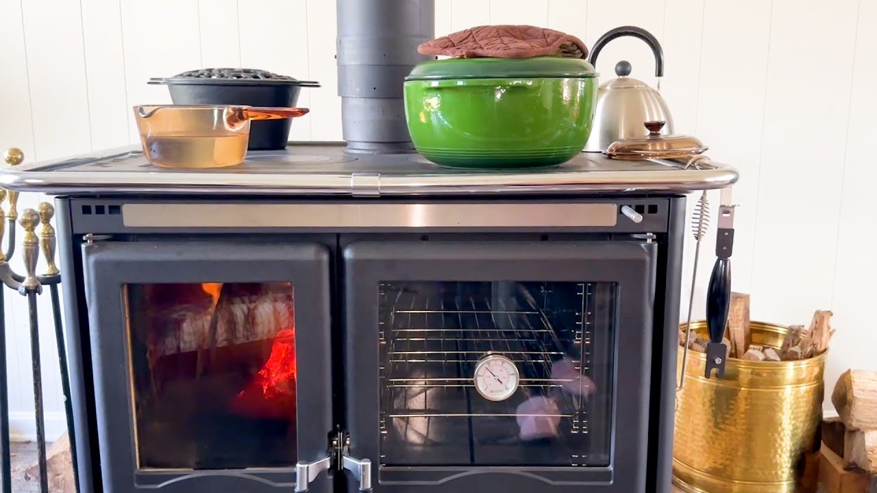 Obadiah's Woodstoves Customer Review: Cooking and Baking on the La Nordica Rosa L Wood Cook Stove