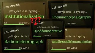 How Long Can a SPEEDTYPIST Survive in a Spelling Bee (EXTREME EDITION)