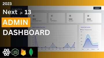 Build a Fullstack Next.js 13 Admin Dashboard | Next.js 13, Tailwind CSS , MongoDB, Next Auth