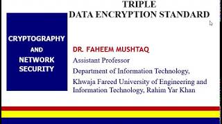 Triple Data Encryption Standard