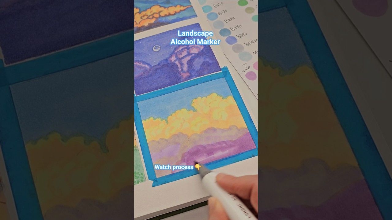 alcohol Marker landscape 