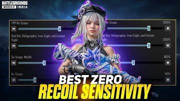 Secret Revealed‼️ Best Zero recoil sensitivity in BGMI 4.0 update | How to make your own Sensitivity