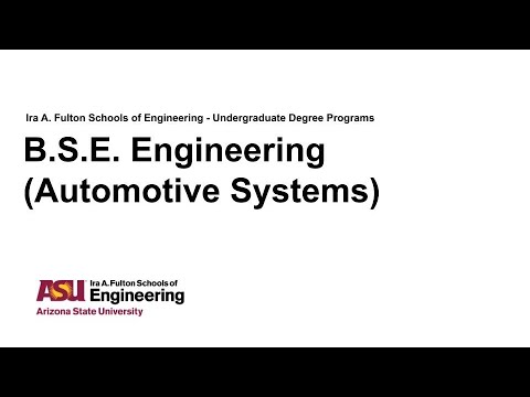 Automotive Engineering Asu