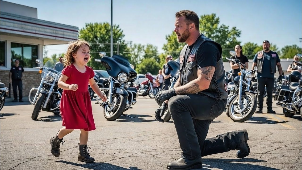 Little Girl Ran to the Bikers Crying, “They’re Beating My Mama!” — What the Bikers Did Leff..