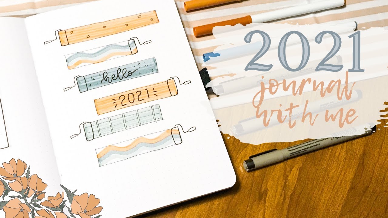 MY 2021 BULLET JOURNAL | Filling In My 2021 Bullet Journal Spreads | Simple 2021 Bullet Journal
