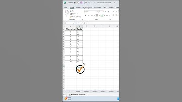 find character code in excel 😊 #excel #exceltips #exceltricks #excelformula #shorts #ytshorts #new