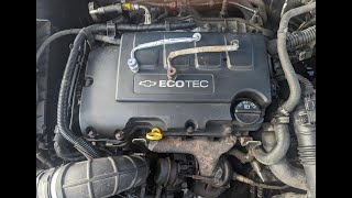 Chevy Cruze oil leak, smells like burnt oil.