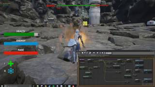 Player Distance Function Blueprint Demonstration (Unreal Engine 4)