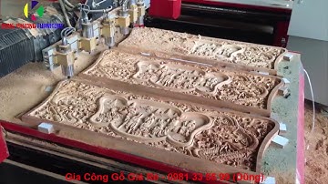 Nhận Gia Công Gỗ, Đục Khắc CNC Giá Rẻ Tại TPHCM