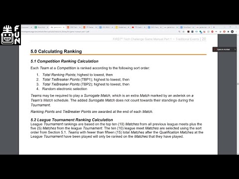 FTC Recap July 22nd 2020 | Game Manual Part 1 Changes - YouTube