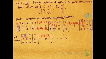 Parametric vector form example