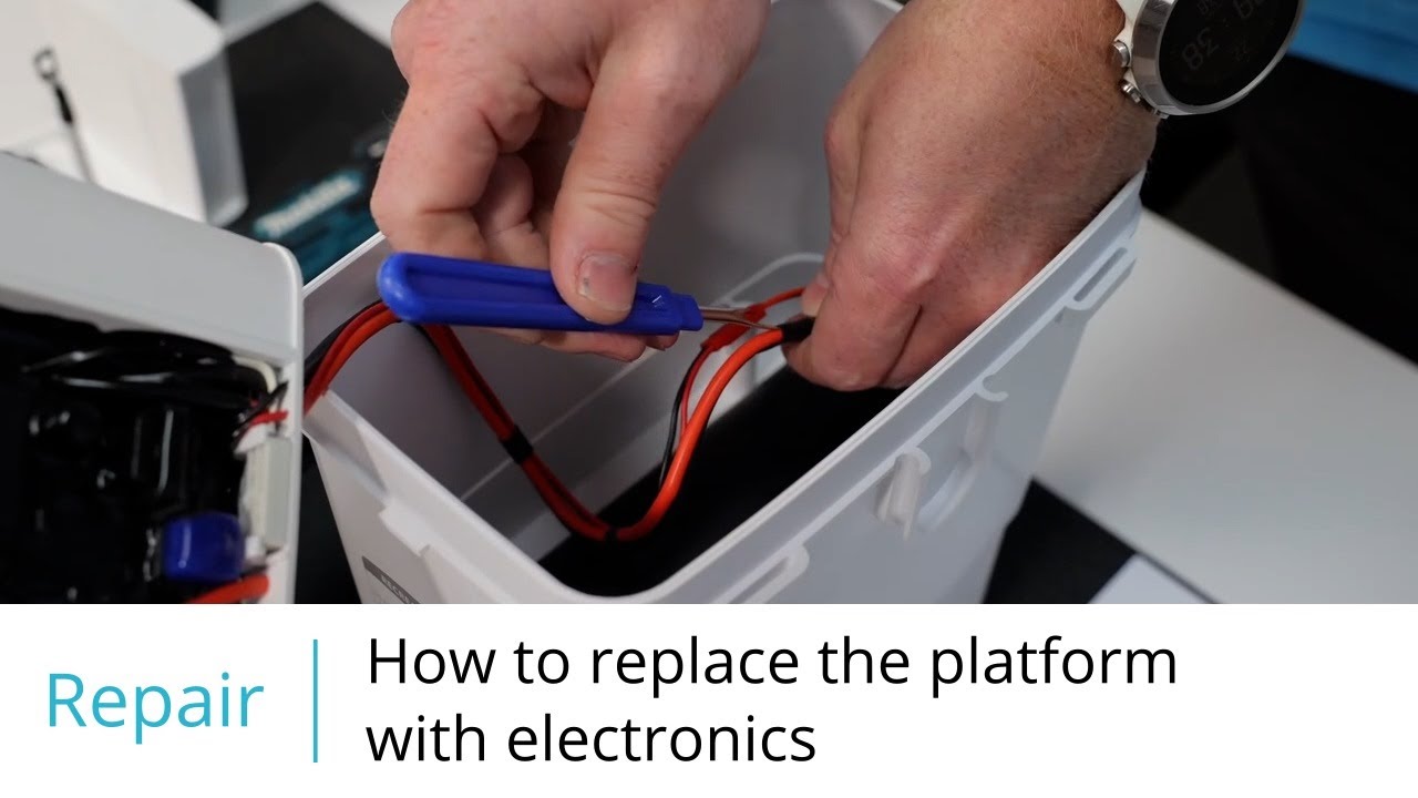 How to replace the platform with electronics - YouTube