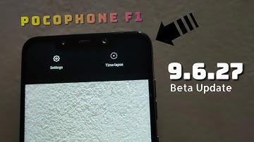 Xiaomi Pocophone F1 MIUI 10 9.6.27 Last Beta update