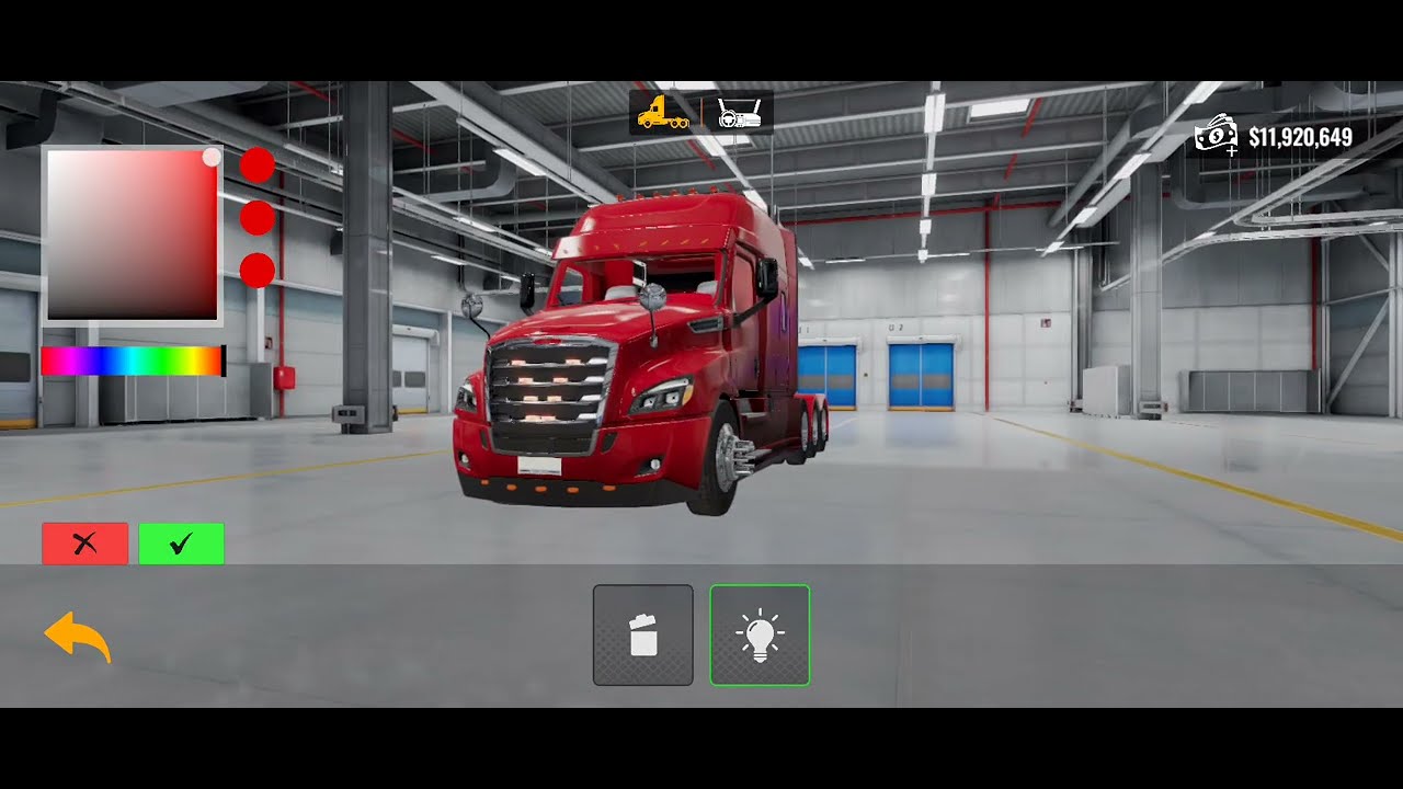 Working on my trucks before delivery some loads 