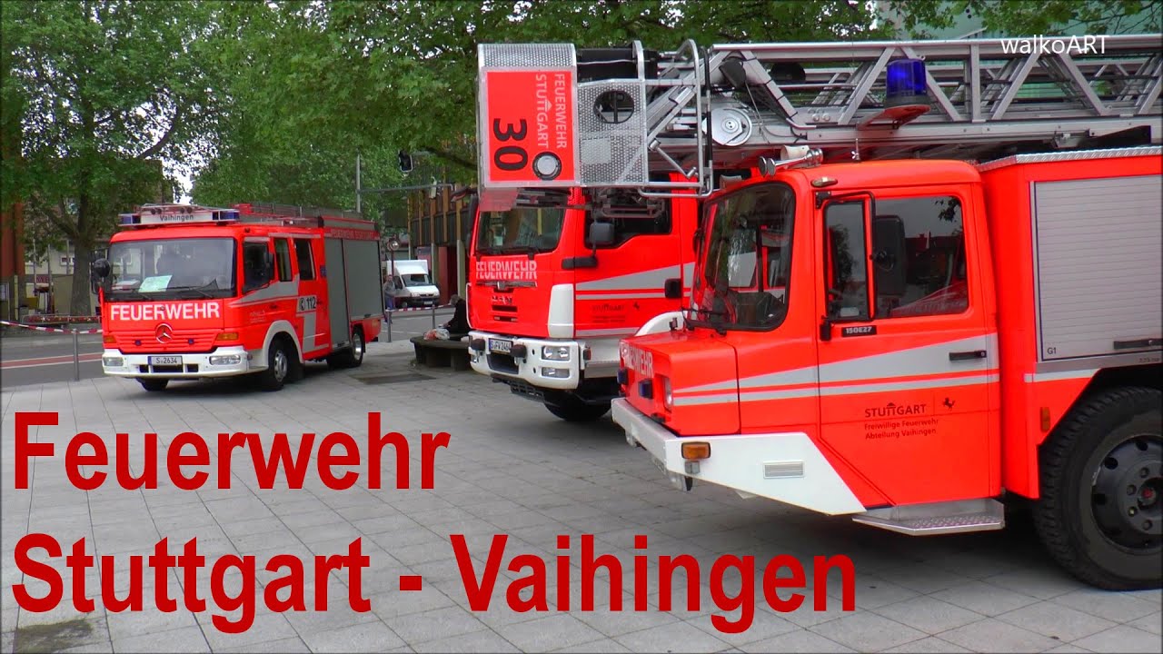 Feuerwehr Stuttgart FF Abteilung Vaihingen Fuhrpark Fire Trucks 23 