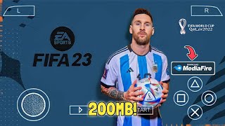 FIFA 23 PPSSPP Ukuran Kecil Android Full Transfer Kits 2023 Best Graphics | WorldCup Qatar 2022