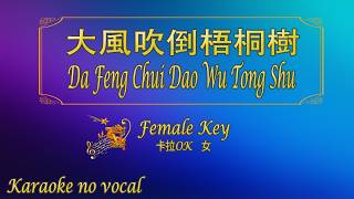 大風吹倒梧桐樹【卡拉OK (女)】《KTV KARAOKE》 - Da Feng Chui Dao Wu Tong Shu || Remix Version (Female)