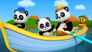 Baby Bao Panda | Row Row Row Your Boat | Nursery Rhymes For Kids