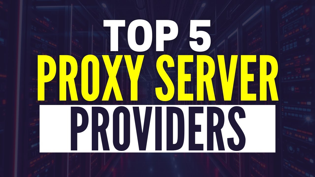 Top 5 Best Proxy Providers for Web Scraping (2025) - YouTube