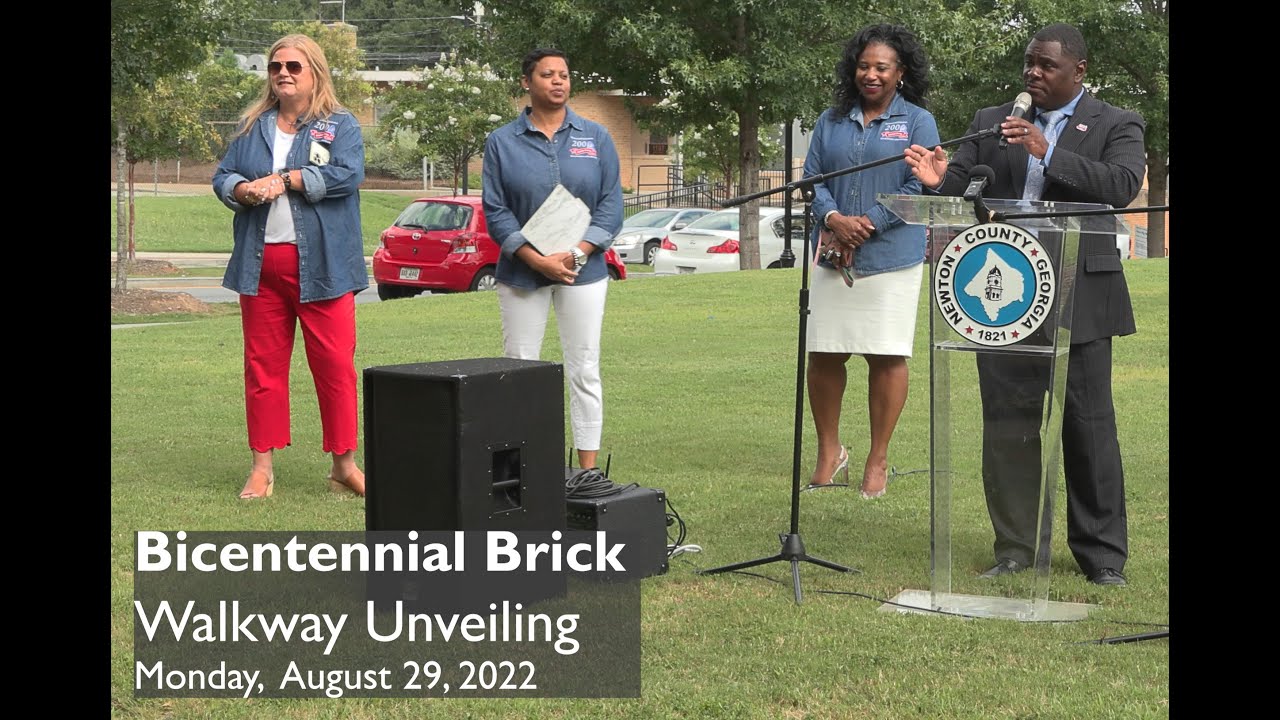 Bicentennial Brick Walkway Unveiling