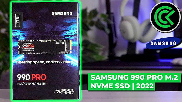 Samsung 990 PRO SSD 1tb M.2 NVMe Review | 2022