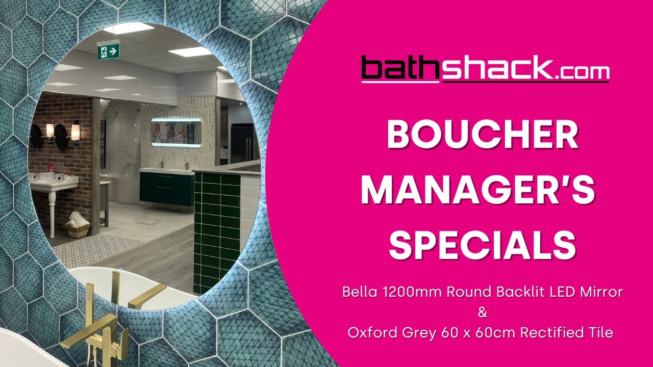 Bella 1200mm Round LED Mirror & more | Boucher Belfast Manager's ...