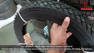 MRF Mo Grip Meteor M | Rear Tyre Upgrade 80/100-18 to 3.00-18 Tubeless | Anti-Skid Grip Review