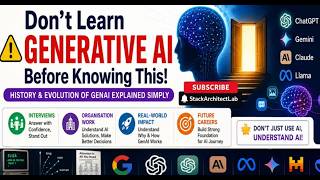History & Evolution of Generative AI 🤖 | LLMs, ChatGPT & Transformers Explained