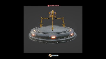 Spider robot 14 (Blender)
