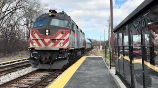 F40PHM-3 Duo On The Metra FRA Inspection Train At Summit On March 27, 2026