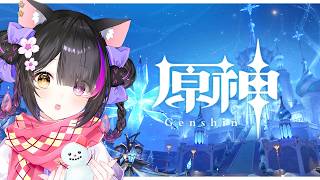〖#原神〗明日は予告番組！コンパス縛りスネージナヤ探索→集いの場ストーリー一気見いくぞおおおお #GenshinImpact〖黒月夜桜/VTuber〗