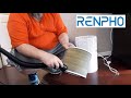 How to CLEAN FILTER Renpho Air Purifier (Locate Change Out Hepa RP-AP088W RP-AP089SW White Black)