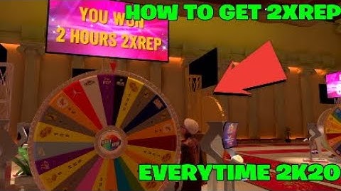 *NEW* NBA 2K20 HOW TO GET 2X REP ON SPIN THE WHEEL EVERYTIME!!
