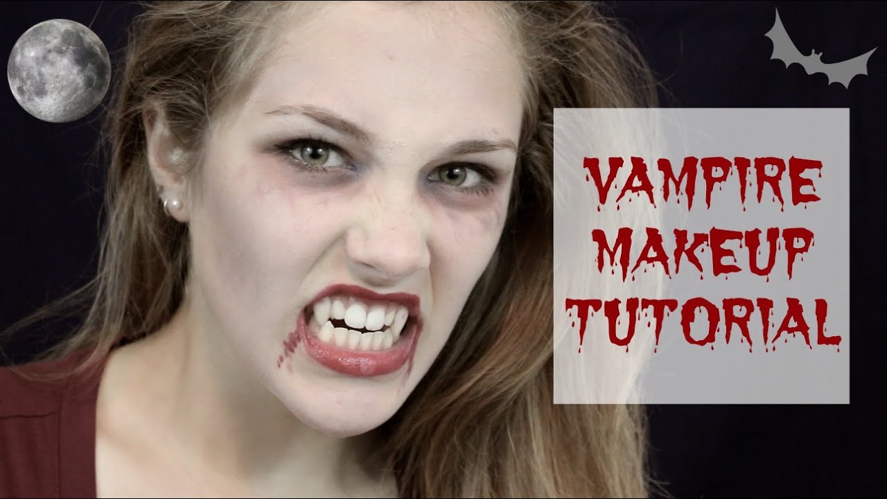Vampire Makeup Tutorial for Halloween! - YouTube