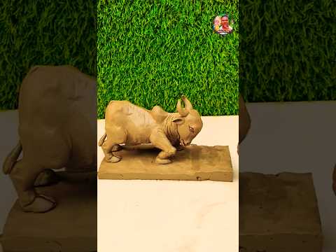 The Beauty of Clay Sculpting: Nandi and Shiva Lingam Time La