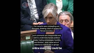 Liberal Democrat MP Layla Moran made slanderous and false comments about Tommy Robinson