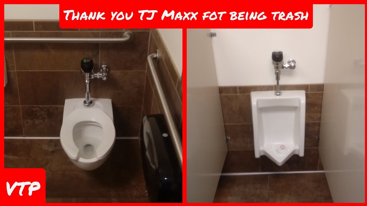 521 American Standard Fixtures TJ Maxx Men's Restroom YouTube