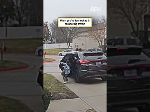 When you're too locked in on beating traffic