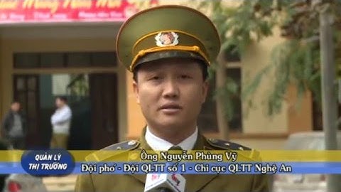 Chuyên mục QLTT tháng 02/2016 Chi cục Quản lý thị trường Nghệ An