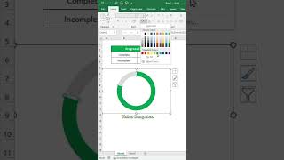 Excel 📉 chart animation 💌 #excel #msexcel #viral #trend #chart #shorts