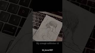 "Just an addiction..." #art #drawing #yaoiart #manhwa #sketch #dawning #doodling  #art #yaoi #sketch