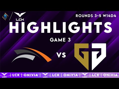 HLE vs GEN Highlights Game 3 | LCK 2025 | Hanwha Life Esports vs Gen.G by Onivia