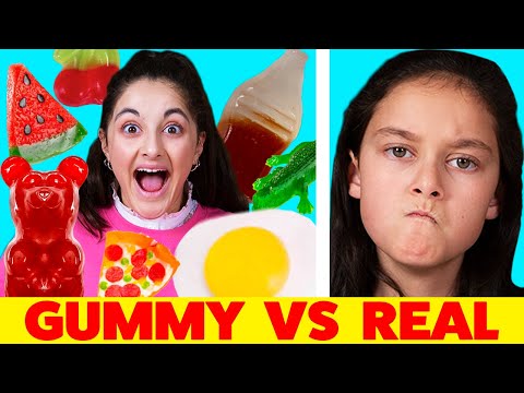 Gummy Vs Real Switch Up Challenge