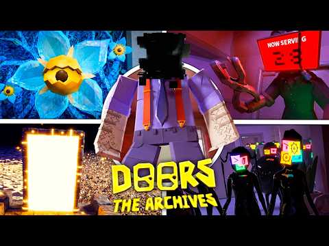 DOORS The Archives - Full Gameplay + Final Boss (Roblox Showcase)