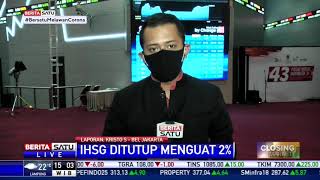 IHSG Selasa (1/12) Petang Ditutup di Zona Hijau, Menguat 2 Persen