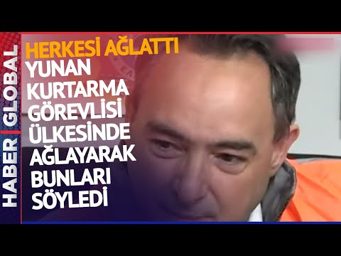 Yunan Görevli Hem Ağladı Hem Ağlattı: Bana Bir Paket Bisküvi Verdi