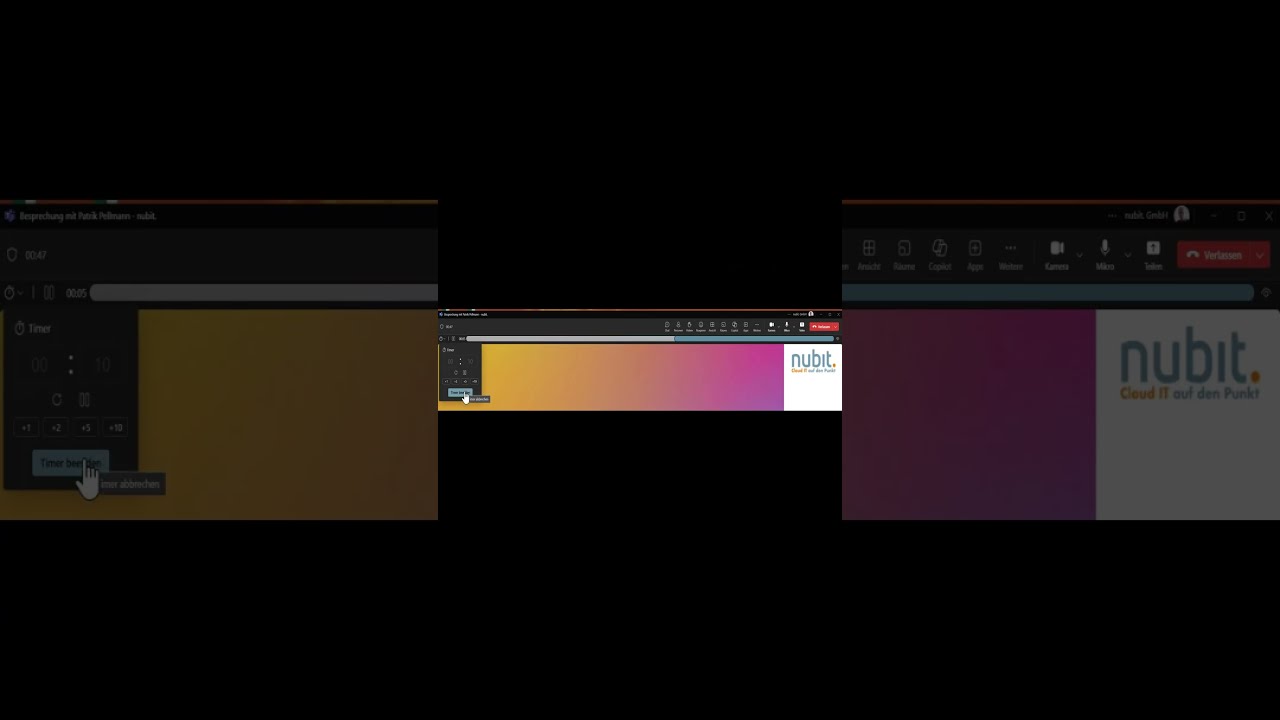 Neu: der Timer in Microsoft Teams!