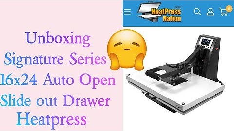 Unboxing| HPN Signature Series 16x24 Auto Open  Slide out Drawer Heat Press